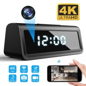 4k ukryta kamera w zegarze