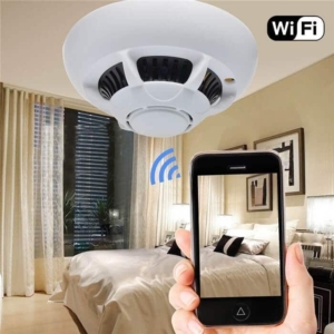 Kamera do monitoringu Wi‑Fi do dyskretnej obserwacji, ukryta jako detektor