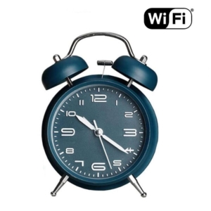 Ukryta kamera zegar z budzikiem Wi‑Fi