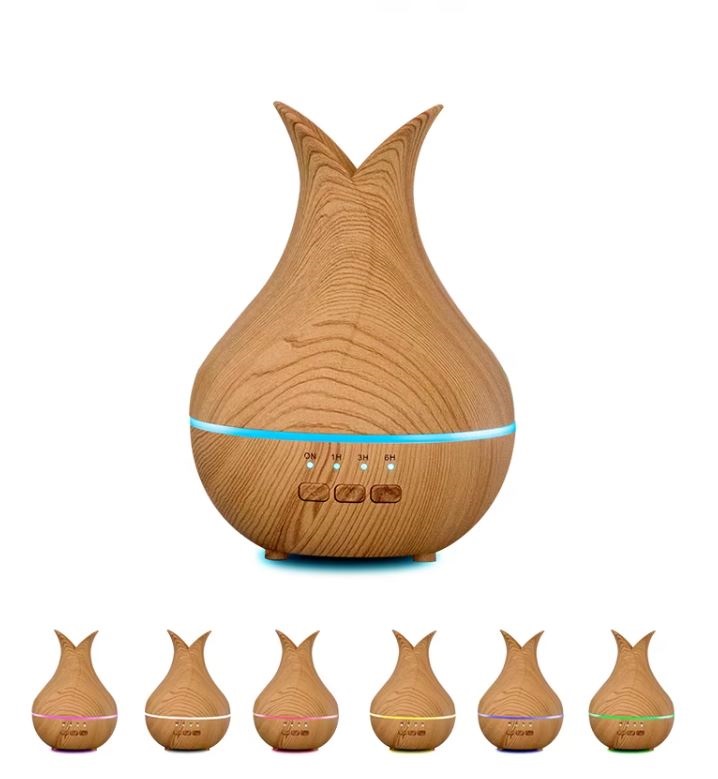 Mini kamera nawilżacz powietrza do olejków eterycznych kolor drewna Mini kamera dyfuzor do olejków eterycznych w kolorze drewna