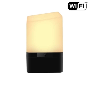 Nocna mini lampka z ukrytą kamerą Wi-Fi i pilotem