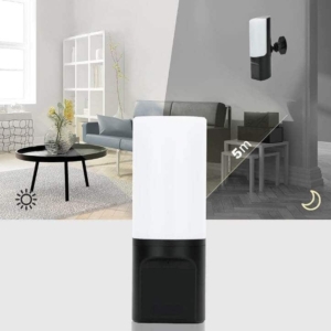 ukryta mini kamera, wbudowana w lampę