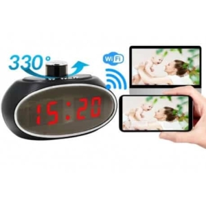 Ukryta kamera w budziku z WiFi, jakość HD