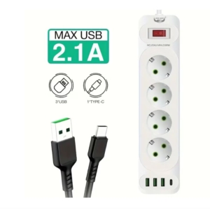 Ukryta kamera biały kabel przedłużający z WiFi