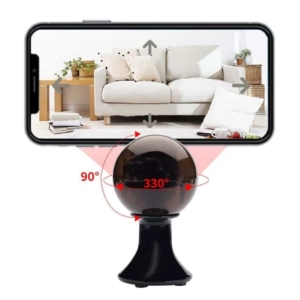 Ukryta kamera WIFI „kristallkugel“ obrotowy obiektyw 360°